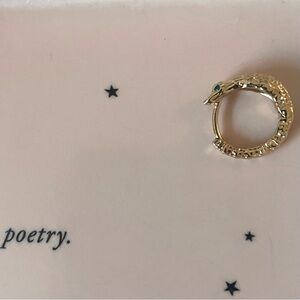 Porter Lyons Gold Alligator Hoop